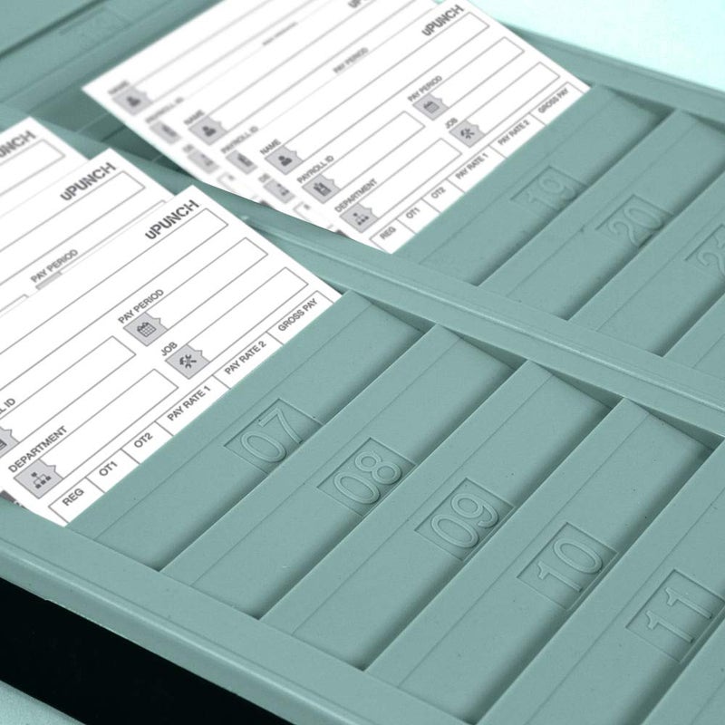 uPunch Time Card Rack with 50 Slots - Image 5